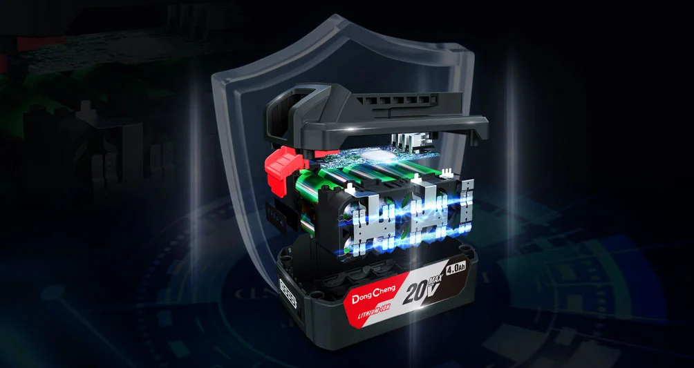Tecnología y sistema de protección de la batería DongCheng 20 V